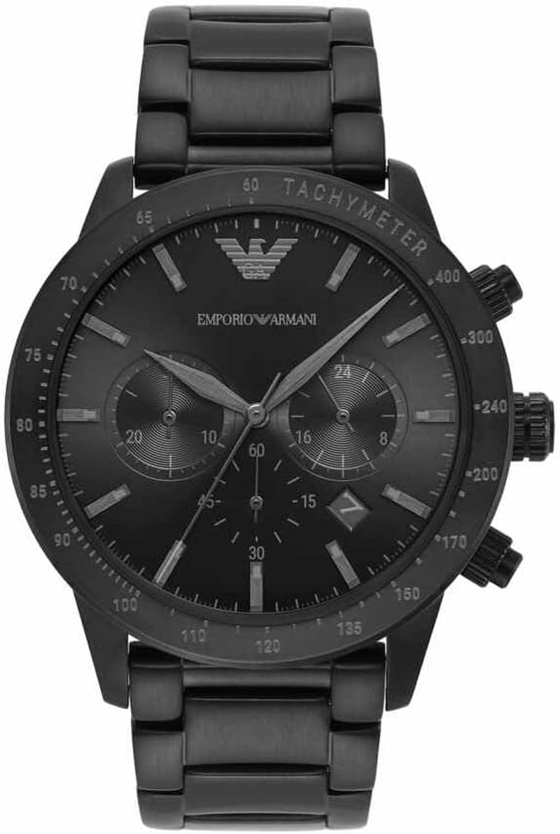 Watch for Men, Quartz 3 Sub Dial Chronograph Movement and 43Mm Case Size with Stainless Steel Strap