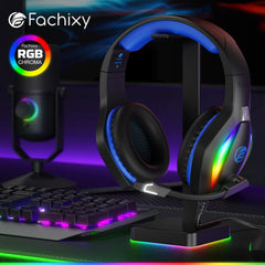 FC100 Gaming Headset for PS4, PS5, PC, Xbox, Switch, Gamer Headset with Mic, Gaming Headphones with Microphone, Noise Cancelling Headphones with 3.5Mm Jack
