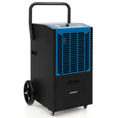 66 L/Day Industrial Dehumidifier with Pump for Basement Drying Clothes