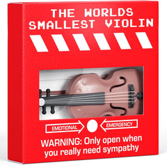 World's Smallest Violin - Hilarious Gift for Him | Perfect for Birthdays, Christmas, Secret Santa, and More!