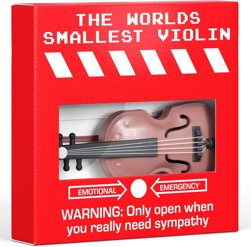 World's Smallest Violin - Hilarious Gift for Him | Perfect for Birthdays, Christmas, Secret Santa, and More!