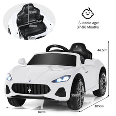 12V Electric Kids Ride on Car for 3+ Years Old Boys Girls