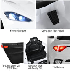 12V Electric Kids Ride on Car for 3+ Years Old Boys Girls