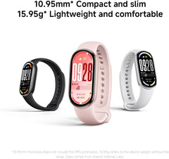 Smart Band 10: Ultimate Fitness Tracker with 1.72" AMOLED Display, 21-Day Battery Life, 150 Sports Modes, Sleep Monitoring & 5ATM Waterproof – Compatible with Android & iOS!