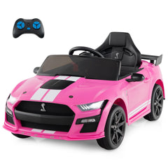 12V Kids Ride on Car Electric Licensed Ford Mustang Shelby GT500 for Kids Aged 3-8