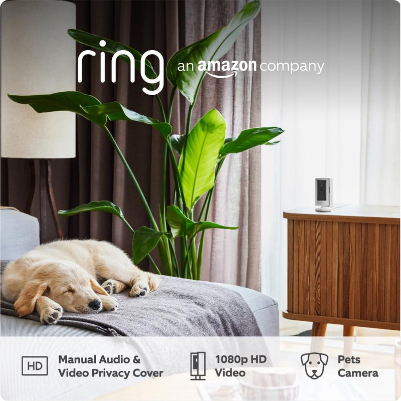 Indoor Camera (2Nd Gen) | Plug-In Pet Security Camera | 1080P HD, Two-Way Talk, Wifi, Privacy Cover, DIY | Alternative to CCTV System | 30-Day Free Trial of  Home
