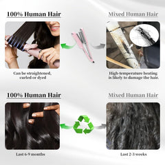 Body Wave Human Hair Wig 180% Density 13X4 Lace Front Wigs Human Hair Wig for Women, Brazilian Virgin Human Hair with Baby Hair Pre Plucked Natural Hairline Natural Color 16 Inch