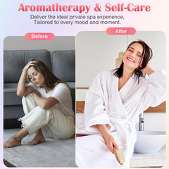 Aromatherapy Shower Steamers Gift Set for Women - Perfect Birthday & Christmas Stocking Fillers - 8 Scents for Spa & Stress Relief - Ideal for Mum, Nanny, Girls & Teens