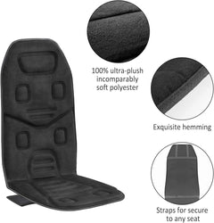 Ultimate  Back Massager with Heat – 10 Vibration Motors for Pain Relief, Perfect Massage Chair Pad for Home & Office, Ideal Father's Day Gift!