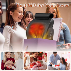 3D Deep Tissue Back and Neck Massager with Heat - Shiatsu Massage Pillow for Ultimate Relaxation, Perfect Gift for Men and Women with Remote Control