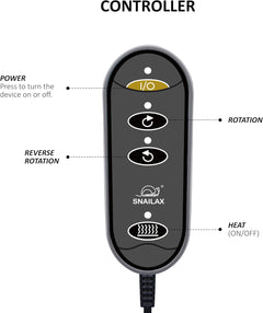 2-in-1 Shiatsu Foot & Back Massager with Heat - Ultimate Kneading Comfort for Feet & Back, Perfect Gift for Men & Women