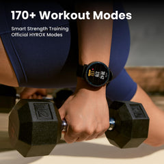 Active Max Smart Watch - 1.5" AMOLED Display, 25-Day Battery, GPS, NFC, 4GB Storage, 170+ Sports Modes, 5 ATM Water Resistant, Heart Rate & Sleep Tracker for Android & iPhone