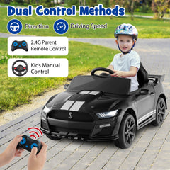 12V Kids Ride on Car Electric Licensed Ford Mustang Shelby GT500 for Kids Aged 3-8