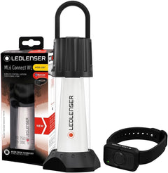 ML6 Connect Warm Light - LED Rechargeable, Bluetooth, Remote Control Camping Light, Powerful 750 Lumen, Tent Lantern for Camping, Rubber Hook and Magnet for Mounting, up to 180 Hours Battery
