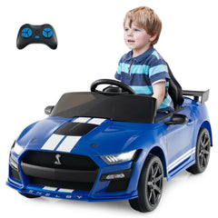 12V Kids Ride on Car Electric Licensed Ford Mustang Shelby GT500 for Kids Aged 3-8
