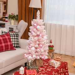 90 CM Artificial Mini Christmas Tree with 12 Natural Cotton Balls