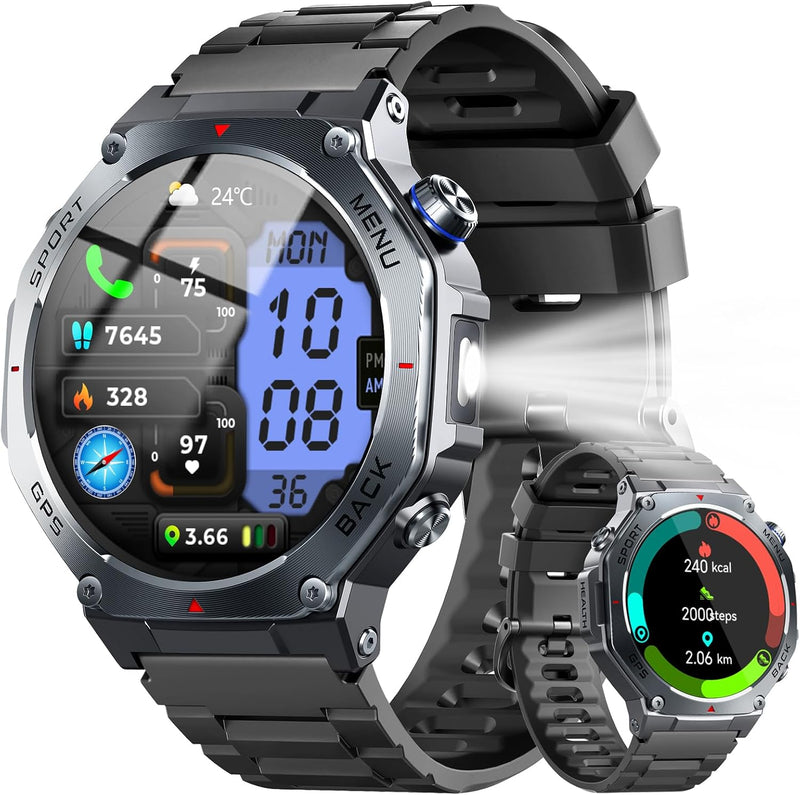 Advanced GPS Smart Watch for Men - 1.43
