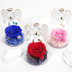 Eternal Rose Gift - Preserved Real Rose in Glass for Women, Perfect Birthday, Anniversary, and Valentine's Day Gift for Mum, Girlfriend, or Wife