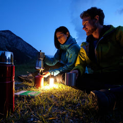 ML6 Connect Warm Light - LED Rechargeable, Bluetooth, Remote Control Camping Light, Powerful 750 Lumen, Tent Lantern for Camping, Rubber Hook and Magnet for Mounting, up to 180 Hours Battery