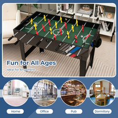125CM 4-In-1 Multi Games Table with Accessories for Home Play Room