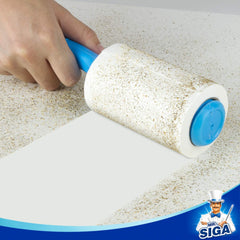 Extra Sticky Lint Roller Pet Hair Remover with Easy Tear Sheets, 450 Sheets in Total, 5-Pack, Blue