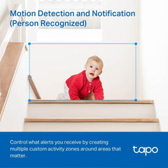 C210 2K 3MP Pan/Tilt Indoor House Security Camera, Wifi Camera, No Monthly Fee, AI Detection, Baby Camera Monitor, Pet Camera, Dog Camera, 360° View, Night Vision, Works with Alexa & Google