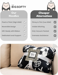 Cozy Football Blanket Hoodie for Men & Kids - Perfect Gift for Boys and Girls!