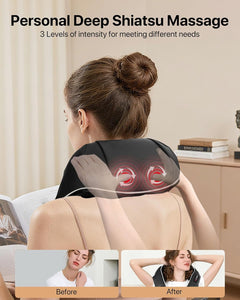 Neck and Shoulder Massager with Heat - Ultimate Pain Relief for Home, Office, and Car - Perfect Christmas and Birthday Gift for Everyone!