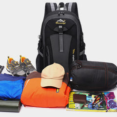 40L Large Capacity Multifunction Backpack, Men Women Hiking Backpack,School/Trekking/Hiking/Camping/Travel/Fishing/Climbing/Mountaineering/Alpinism or Daily Use