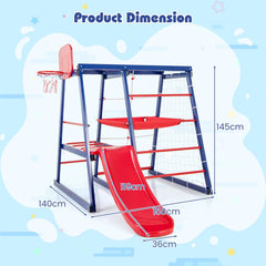 7 in 1 Kids Jungle Gym Set for Toddlers Ages 3-7