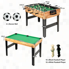 10-In-1 Multi Stackable Combo Game Table for Game Room Arcade Bar Party