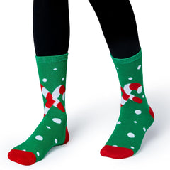 Festive  12 Pairs Christmas Crew Socks for Women - Perfect Holiday & Birthday Gift!