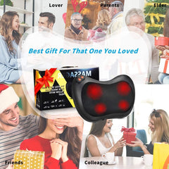 Ultimate Shiatsu Back Neck Massager Pillow with Heat - Deep Tissue Relief for Home & Car