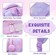 Kids Backpack for Girls School Book Bag for Elementary Primary