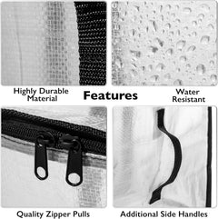 Large Moving Boxes & Storage Bags – Oversized Packing Bags with Backpack Straps, Zippers & Handles – Heavy-Duty for College Dorm, Christmas Decorations, 6 Pack