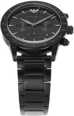 Watch for Men, Quartz 3 Sub Dial Chronograph Movement and 43Mm Case Size with Stainless Steel Strap