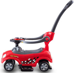 Kids 3 in 1 Ride on Car with Push Handle