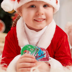 - 50 Mini Christmas Pinball Toy Games, 6Cm - Assorted Festive Designs for Kids, Christmas Crackers, Stocking Party Gift Bag Fillers and Favours