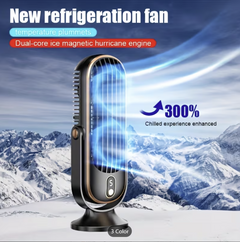 Conditioner And Cooler - Dual Motor 5-Speed 720 Degree Surround Cooling Blower | Ultra Quiet USB Desktop Fan for Home Office Bedroom Travel Camping RV Outdoor