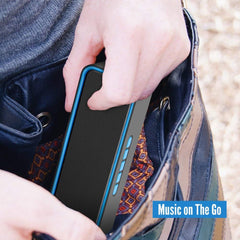Ultimate Portable Bluetooth 5.0 Speaker - 3D Stereo HiFi Bass, 12-Hour Playtime, 1500mAh Battery (Blue)