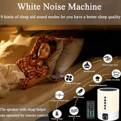 Night Light Bluetooth Speaker, White Noise Machine, Touch Bedside Lamp with Alarm Clock for Kids, Multi-Color Bedroom Table Lamp Xmas Gifts for Her Gifts for Teenage Girls Boys Teens Women Boyfriend