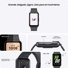 Galaxy Fit3 - Sleek Graphite Fitness Tracker