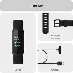 Google  Inspire 3 - Ultimate Activity Tracker with 6-Month Premium Membership, 10-Day Battery Life & Daily Readiness Score!