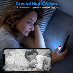 2K Pet Camera, Indoor Camera, Dog Camera, 360° Home Security Cameras with APP Control, Motion Tracking, 2-Way Talk, Night Vision, TF Card/Cloud Storage, D1
