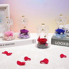 Eternal Rose Gift - Preserved Real Rose in Glass for Women, Perfect Birthday, Anniversary, and Valentine's Day Gift for Mum, Girlfriend, or Wife