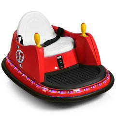 Kids Ride-On Bumper Car with Colorful Flashing Lights and Music