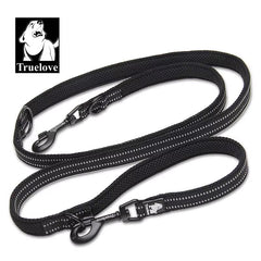 7 in 1 Multi-Purpose Adjustable Dog Lead Hand Free Pet Training Leash Reflective Dog Leash Walk 2 Dogs Harness TLL2411