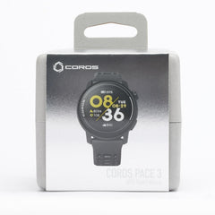 PACE 3 GPS Sport Watch, Lightweight Running Watch, 17-Day Battery Life, Accurate GPS, Heart Rate Monitor, Navigation, Sleep Tracking, Training Plan, Run, Bike, and Ski (Black Silicone)