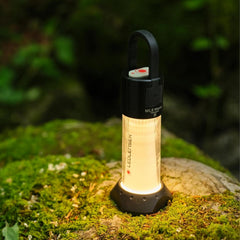ML6 Connect Warm Light - LED Rechargeable, Bluetooth, Remote Control Camping Light, Powerful 750 Lumen, Tent Lantern for Camping, Rubber Hook and Magnet for Mounting, up to 180 Hours Battery