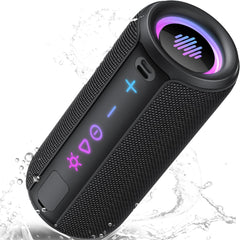 Portable Bluetooth Speaker - HD Stereo Sound, 30H Battery Life, TWS Pairing, LED Light - Perfect for Outdoor, Parties, Sports, and Travel!